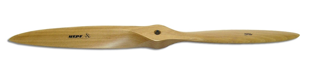 Fiala 2-Blatt 14x10 Verbrenner Holzpropeller - natur Pusher/links