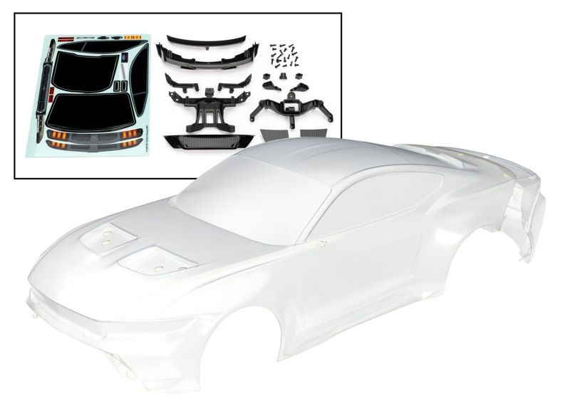 Karosserie Ford Mustang klar mit Anbauteilen