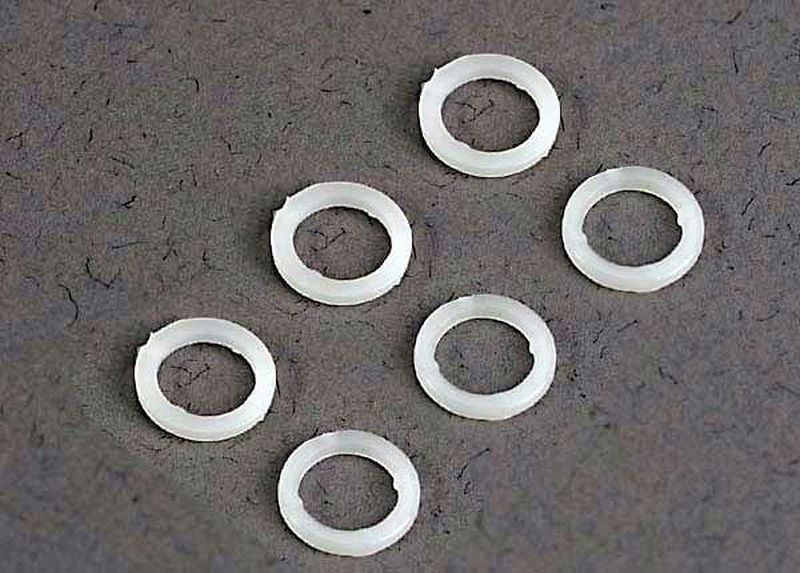 Beilagscheiben Kunststoff weiß 5x8x1mm (6)