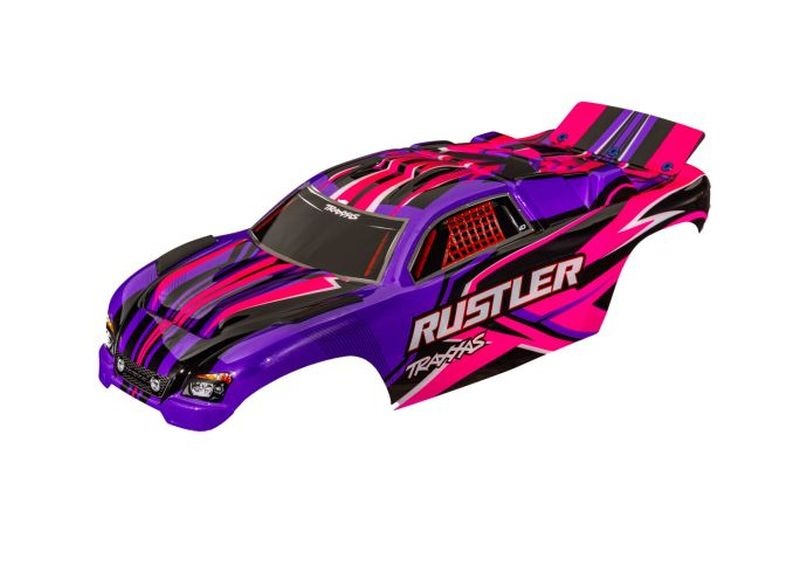 Karosserie Rustler pink clipless