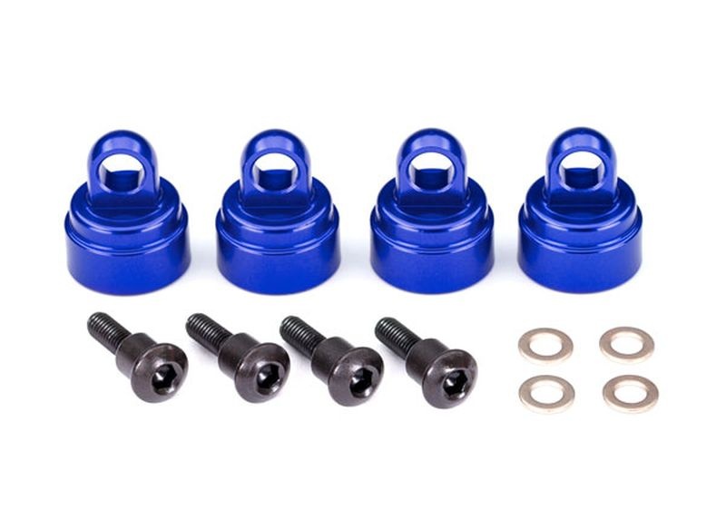 Ultra-Dämpferkappen Aluminium blau (4)