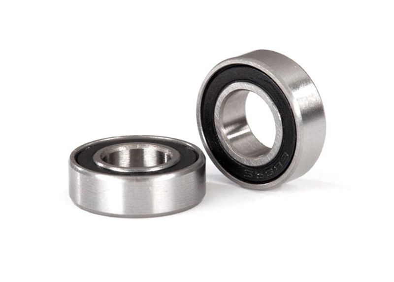 Kugellager 8x16x5mm mit Gummidichtung schwarz (2)