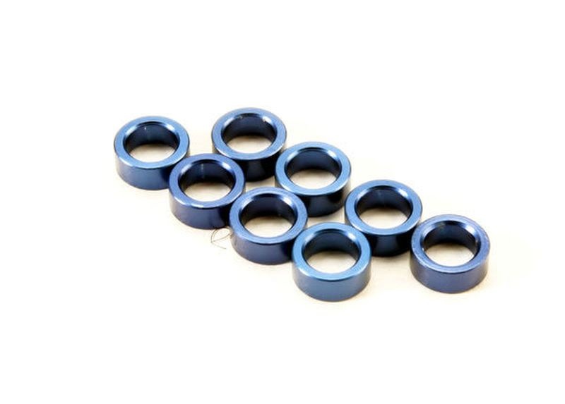 Distanzen Alu blau (für TRX5318X Schubstangen) (8)