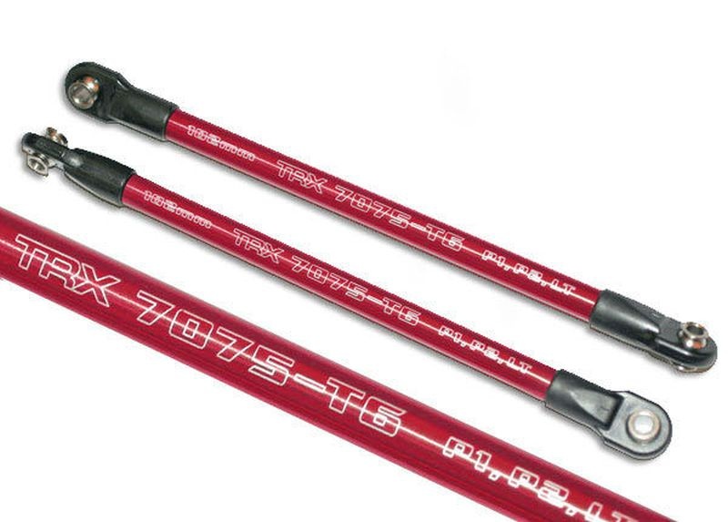 Schubstange 7075-T6 Aluminium rot (für TRX5359) (2)