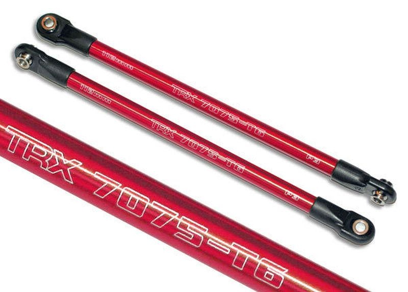 Schubstange 7075-T6 Aluminium rot (für TRX5359) (2)