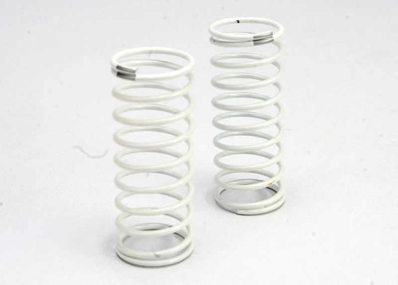 GTR Dämpfer-Feder weiß hinten (1.2 rate silber) (2)