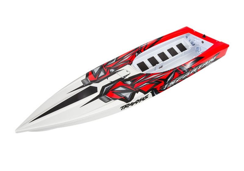 Rumpf Spartan redX/weiß montiert