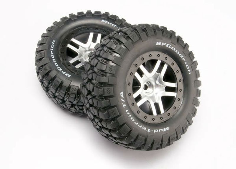 BFGoodrich T/A KM2 Reifen auf Felgen satin/schwarz vorne (2)