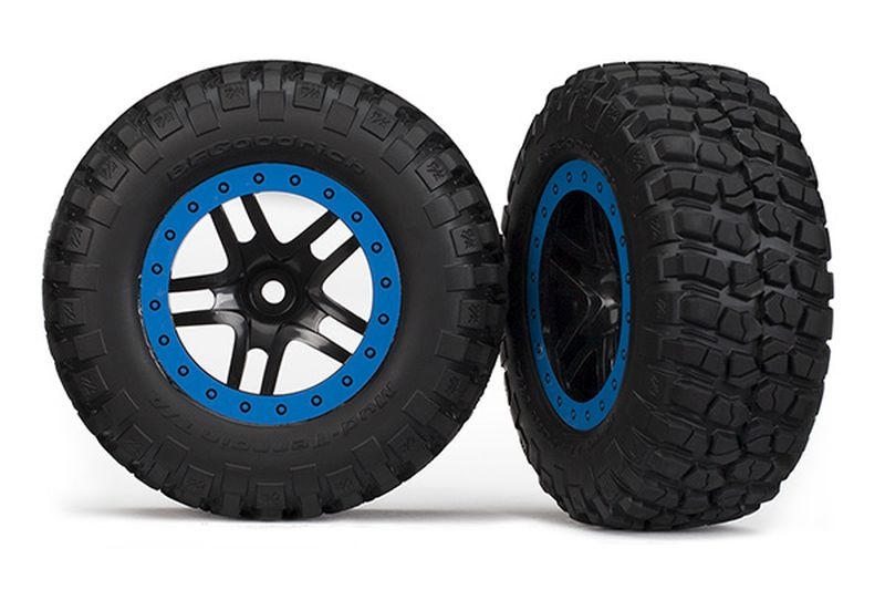BFGoodrich T/A KM2 Reifen auf Felgen schwarz/blau (2)