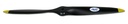 Fiala 2-Blatt 19x18 Verbrenner Holzpropeller - schwarz