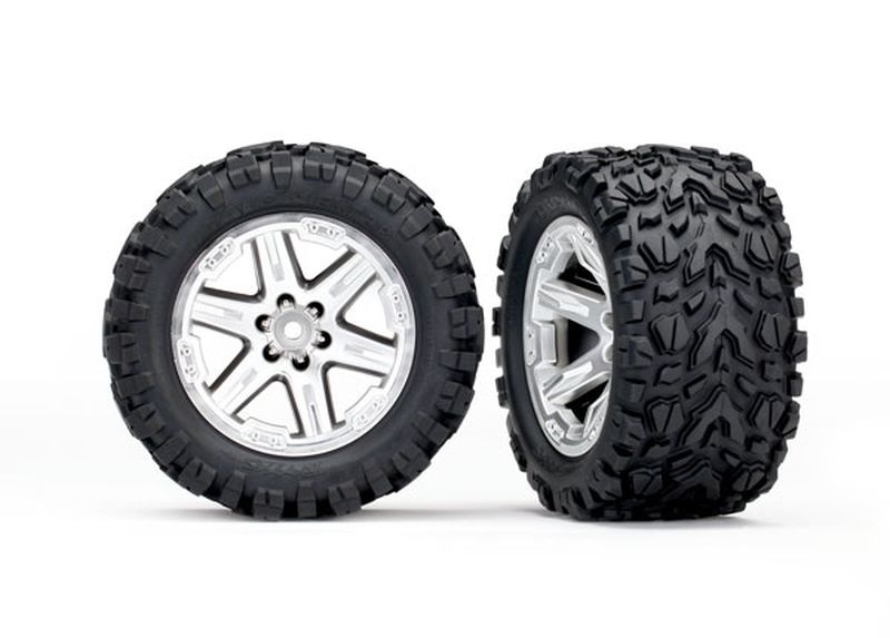 Talon EXT Reifen auf RXT 2.8 Felgen satin chrom (2)