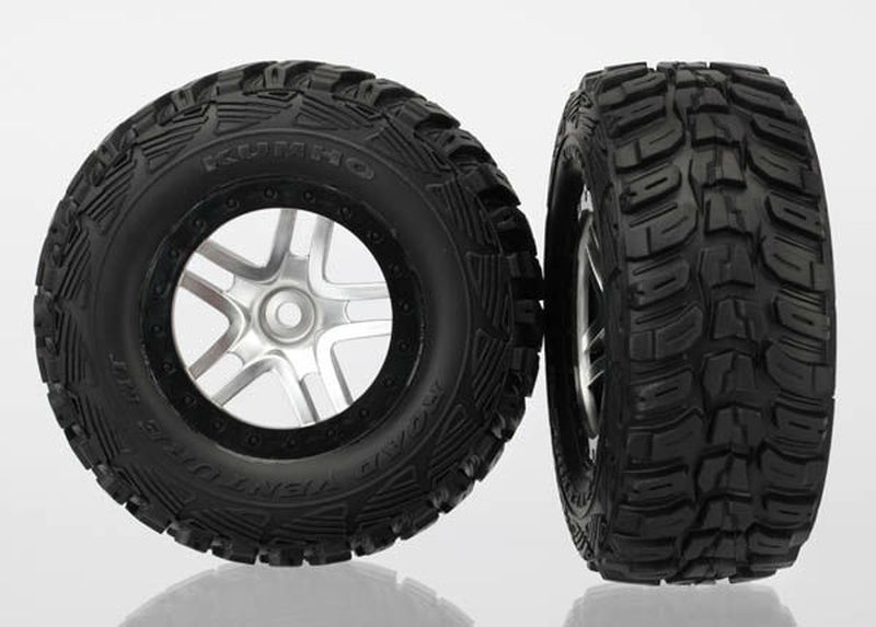 Kumho Reifen auf SCT 2.2/3.0 Felgen satin-chrom/schwarz (2)