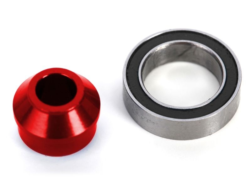 Lager-Adapter 6061-T6 Aluminium rot (1)
