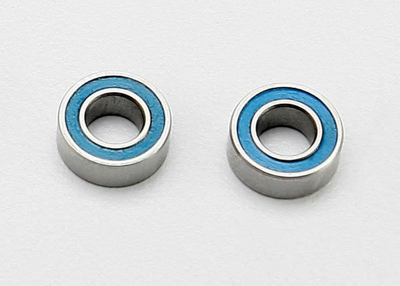 Kugellager 4x8x3mm mit Gummidichtung blau (2)