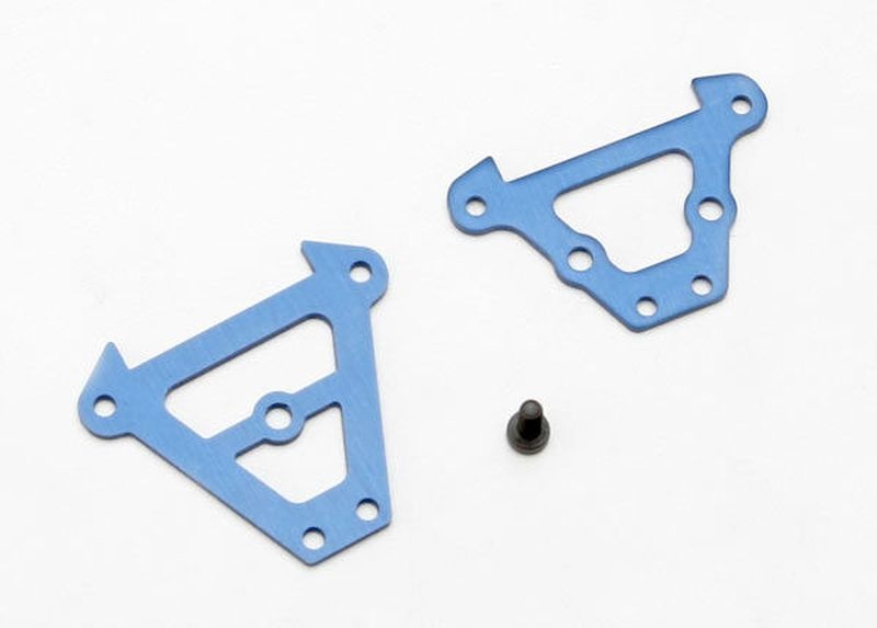 Querlenkerhalter Aluminium blau v&h