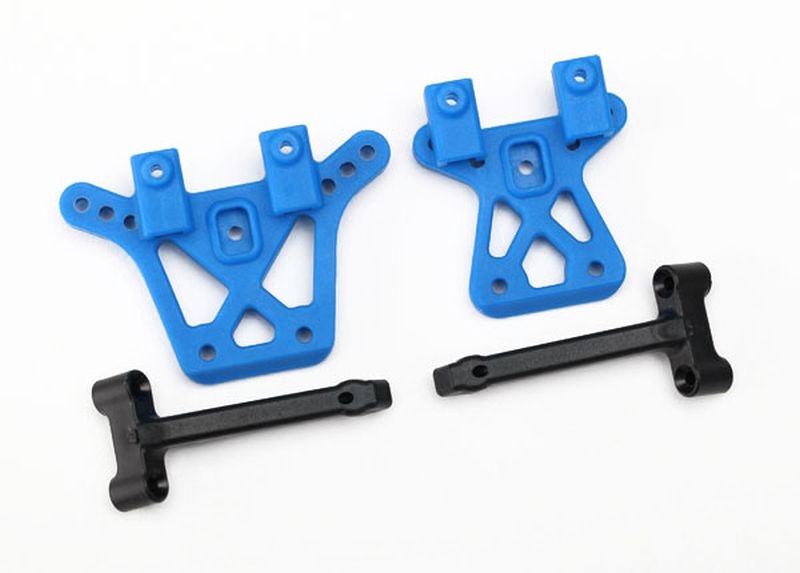 Dämpferbrücke blau v/h mit Befestigung