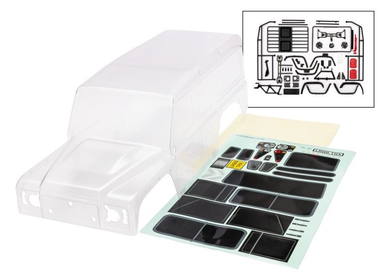 Karosserie Land Rover Defender klar mit Anbauteile