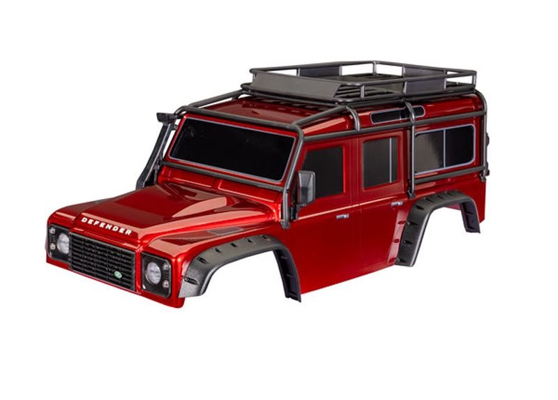 Karosserie Land Rover Defender rot mit Anbauteile
