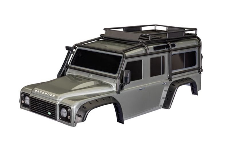 Karosserie Land Rover Defender silber mit Anbauteile