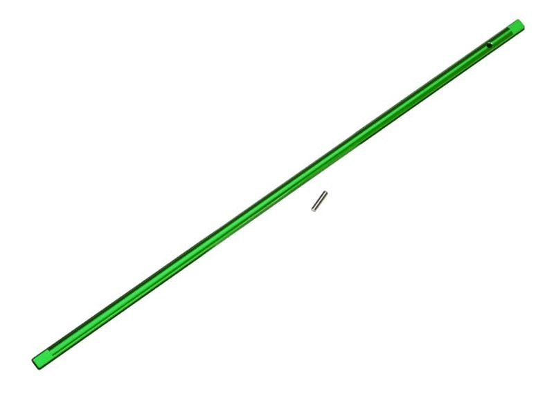 Zentral-Kardanwelle Aluminium grün mit Stift