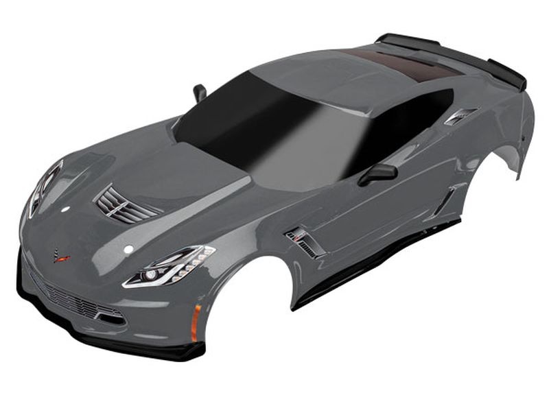 Karosserie Chevrolet Corvette Z06 grau mit Anbauteile
