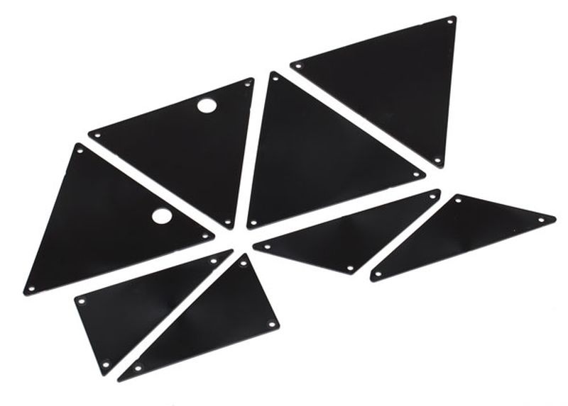Rohrrahmen-Chassis Verkleidung innen schwarz