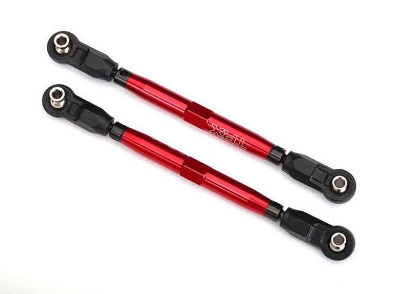 Vorspurstange 7075-T6 Alu rot vorne 102mm (2)