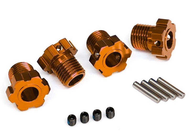 Radmitnehmer Aluminium orange 17mm