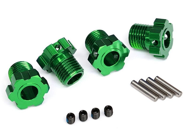 Radmitnehmer Aluminium grün 17mm