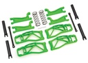 Querlenker-Set grün mit Spurstangen, Halbwellen, Federn