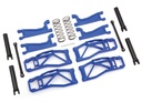 Querlenker-Set blau mit Spurstangen, Halbwellen, Federn