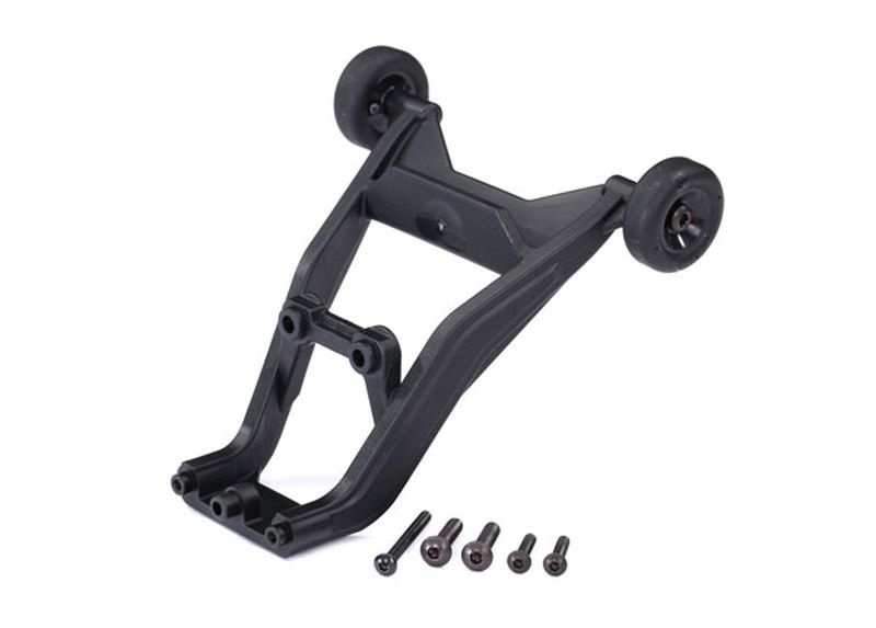 Wheelie bar montiert
