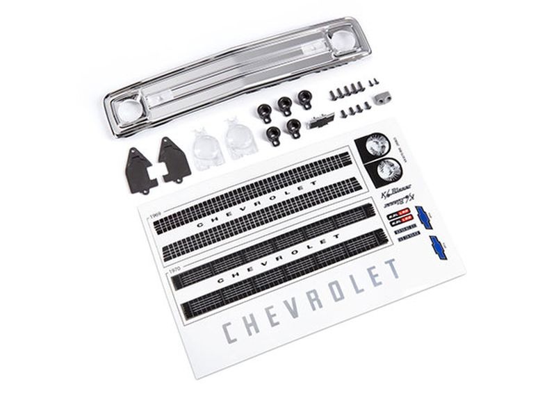 Anbauteile, Kühlergrill, Linsen uvm für TRX9112 Karo