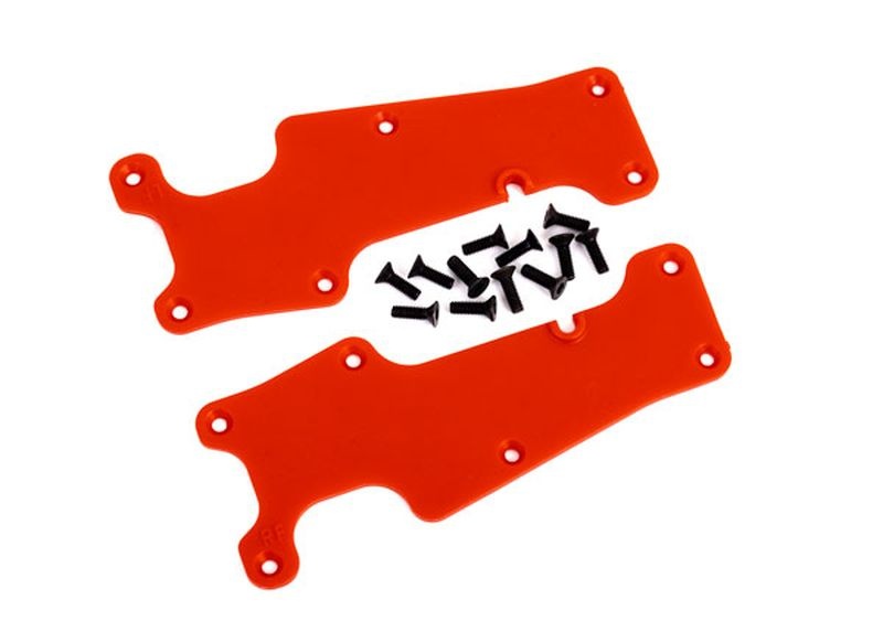 Querlenker-Abdeckung rot vorne l/r mit Schrauben