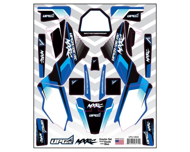 Graphic Set for Losi Promoto MX (Exude) (Blue)
