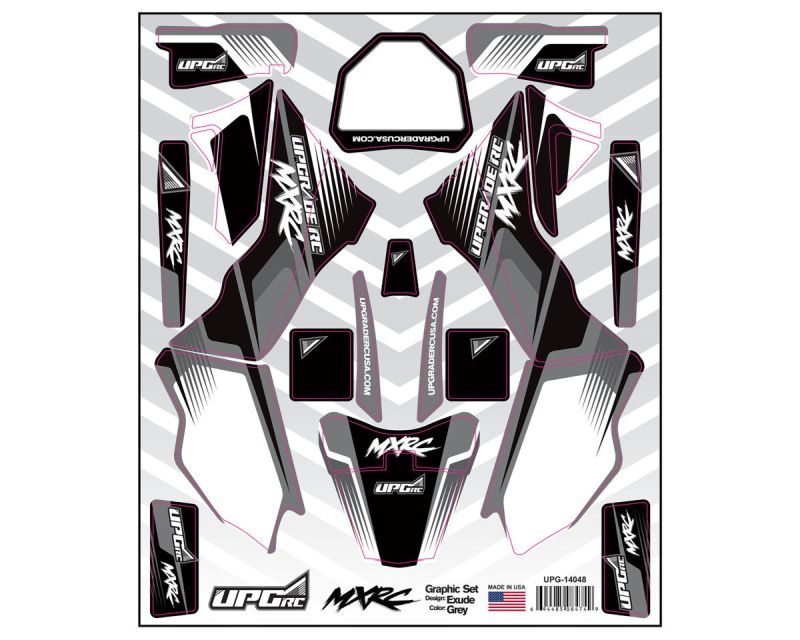 Graphic Set for Losi Promoto MX (Exude) (Grey)