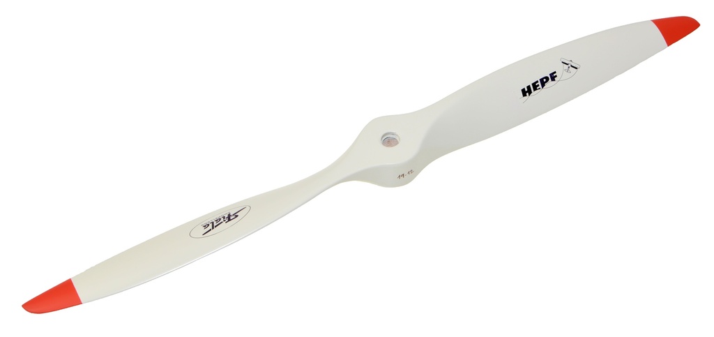 Fiala 2-Blatt 26x30 Verbrenner Holzpropeller - weiss