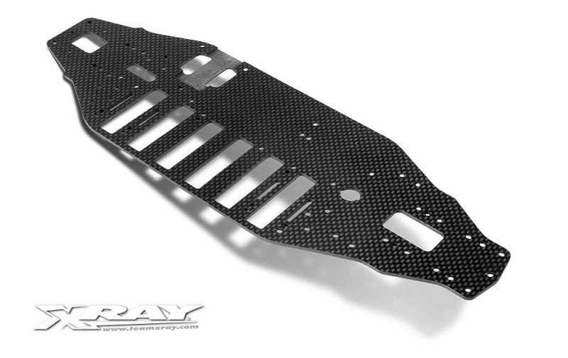T3 Chassis 3,0mm für 6 Zellen, Kohlefaser