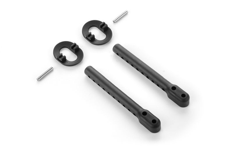 Karosseriebefestigungsset 6mm, hinten einstellbar