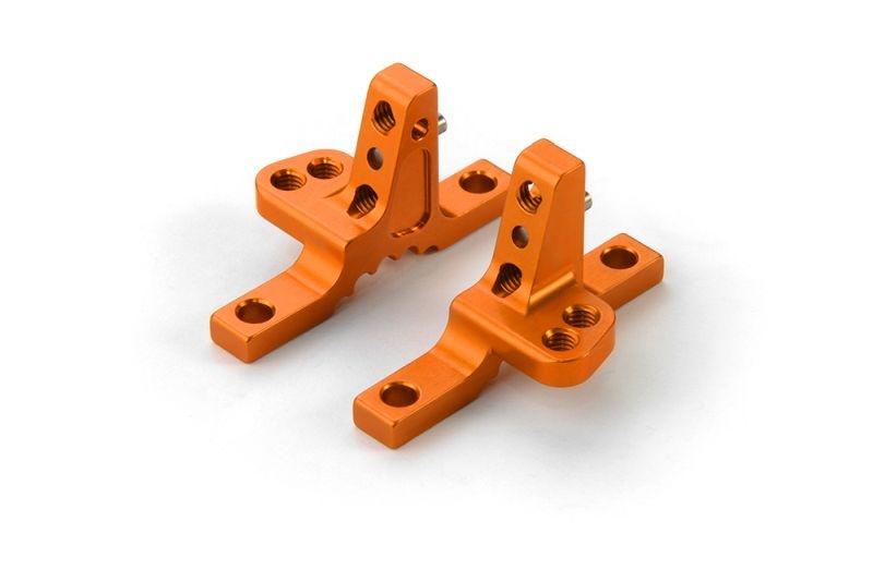 T4'19 Obere Alu Bulkhead Klammern (L+R) - ORANGE