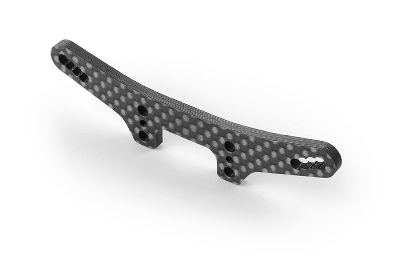 T4'19 SLP Dämpferbrücke vorne 3.0mm Kohlefaser