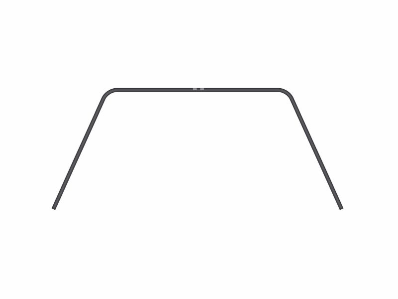X4 ANTI-ROLL BAR UAM - UNDER ARM MOUNT - FRONT 1.2 MM