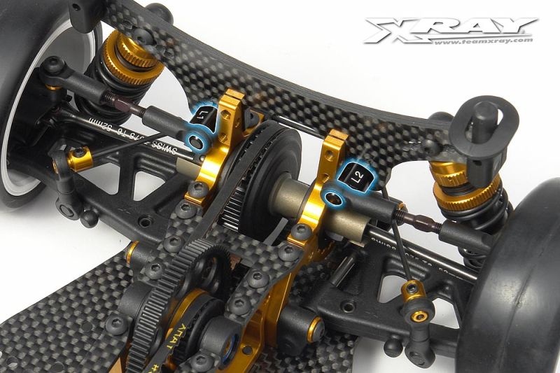 T2 Quick-Roll-Center-Halter 4,9mm, Alu L1 + L2
