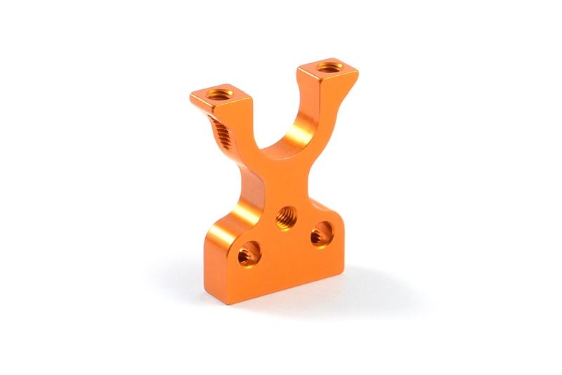 T4´17 Alu Mittelwellen Halter geschlossen (L/R) - Orange