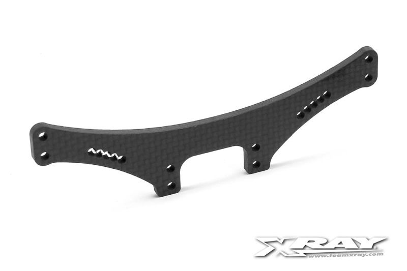 SLVR Dämpferbrücke hinten, 3,0mm Kohlefaser