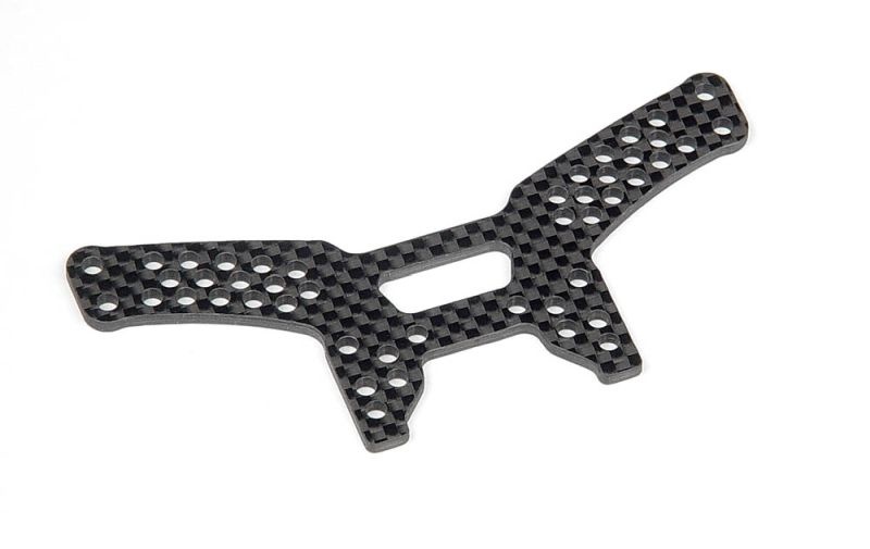Dämpferbrücke 2,5mm Ultra-Tune, hinten, Kohlefas