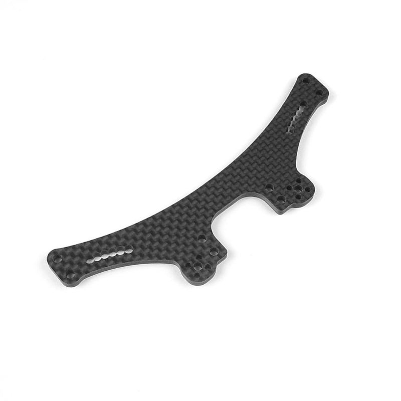 Dämpferbrücke 3mm, hinten, Kohlefaser