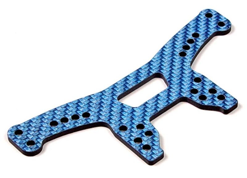 Dämpferbrücke 2,5mm, hinten, Kohlefaser