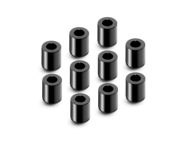 Alu Shim 3x6x7.0mm - schwarz (10)