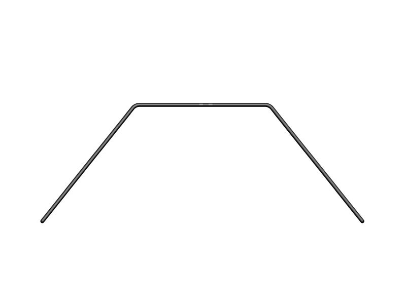 X4 Stabilisator 1,2mm, hinten